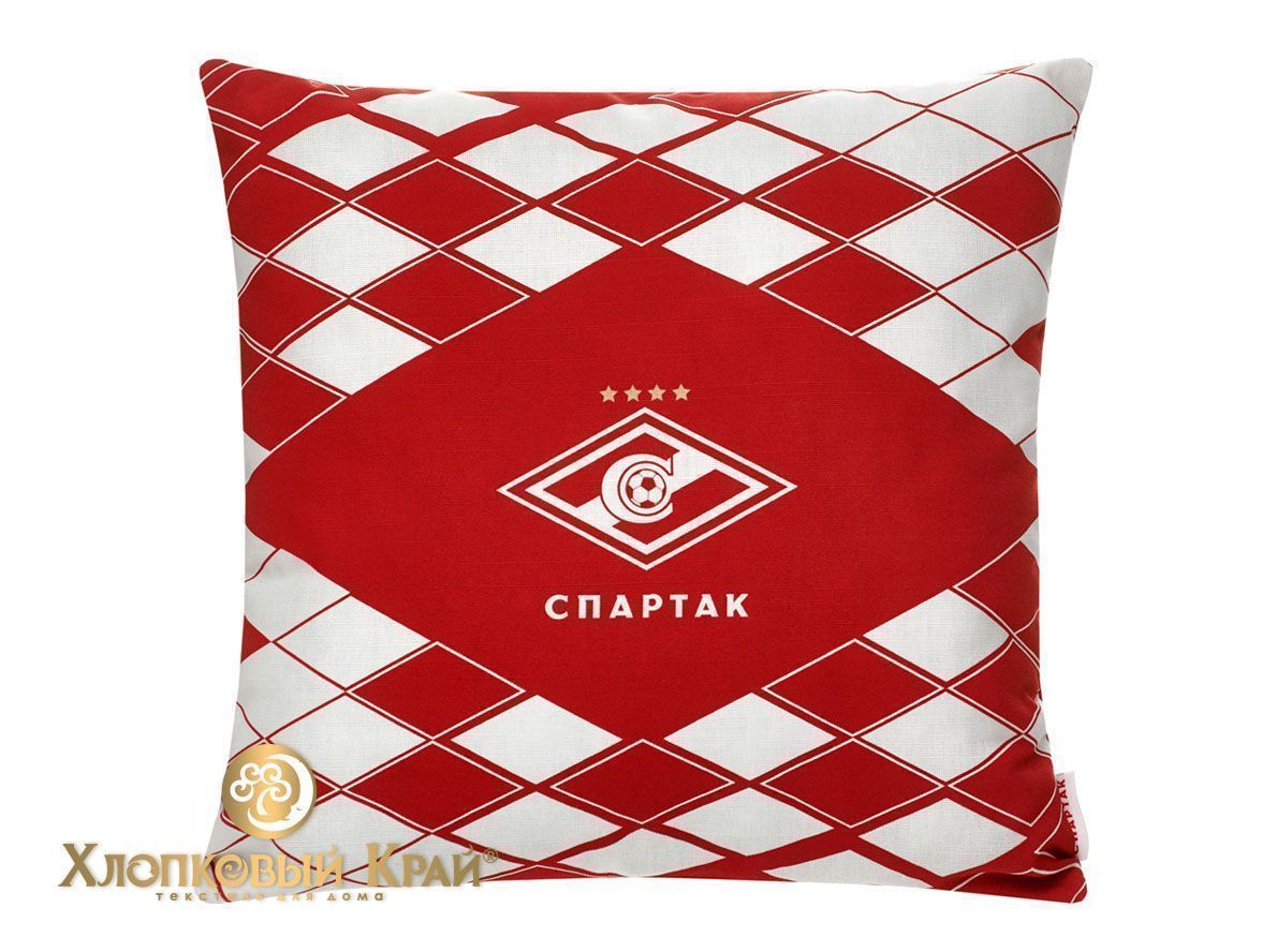 Подушка Спартак красный ромб