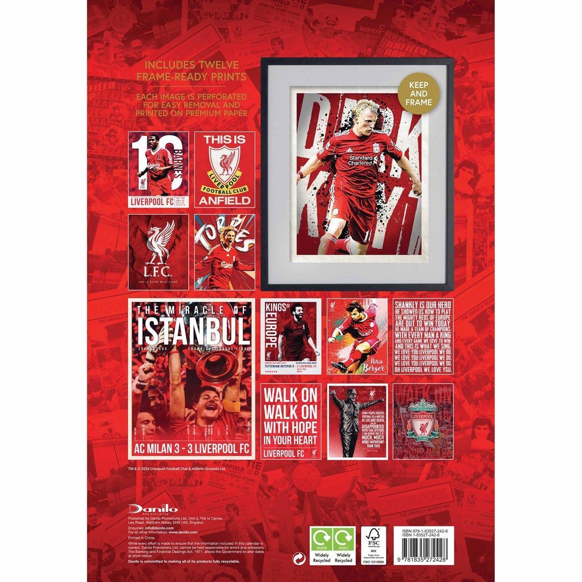 Календарь Ливерпуль Deluxe Calendar 2025