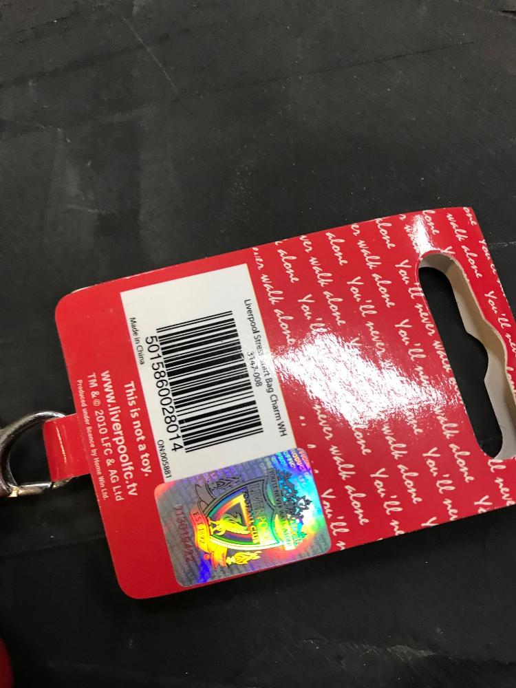 Брелок Ливерпуль Stress Keyring