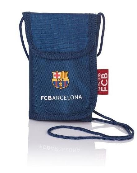 Кошелек на шею Барселона, синий FC-157