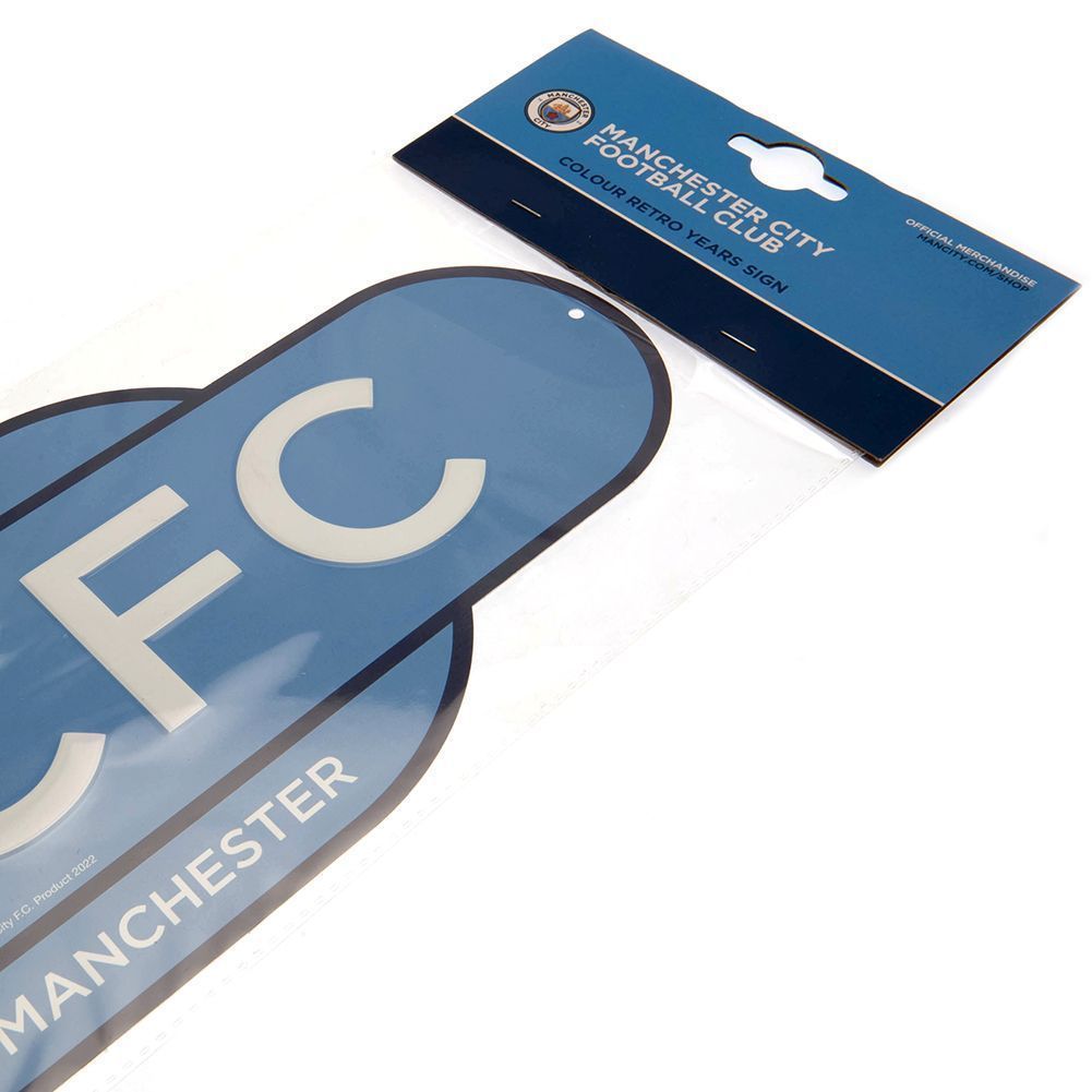 Табличка Манчестер Сити Colour Retro Sign