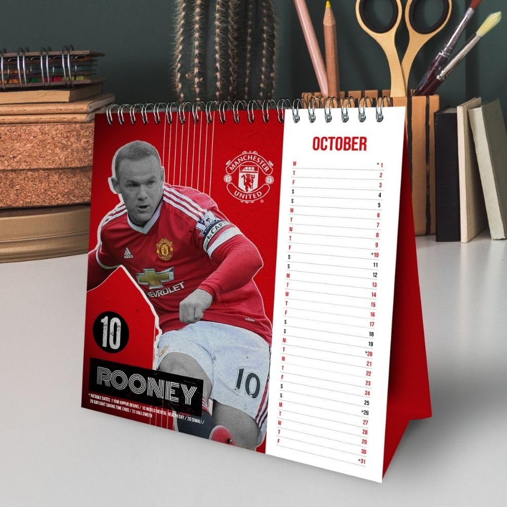 Календарь настольный Манчестер Юнайтед Desktop Calendar 2025 Календарь настольный Манчестер Юнайтед Desktop Calendar 2025