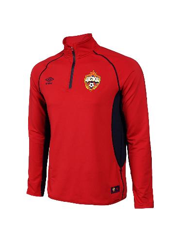 Топ тренировочный детский ЦСКА на молнии UMBRO красный 360118