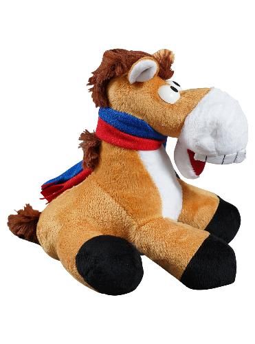 Мягкая игрушка Конь с шарфом