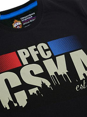 Футболка PFC CSKA est.1911, цвет черный