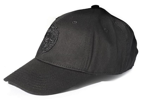 Детская бейсболка ЦСКА Blank Plain с эмблемой, цвет черный