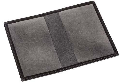 Обложка для паспорта ЦСКА кожаная черная