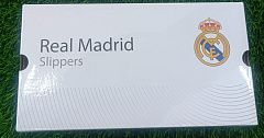Тапки Реал Мадрид BLUE в подарочной коробке