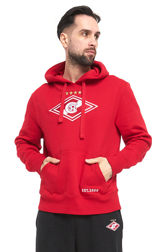Толстовка Спартак 100710 красная