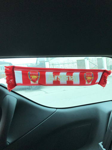 Мини шарф на присосках Арсенал 