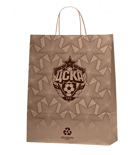 Пакет ЦСКА бумажный (крафт)