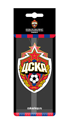 Автомобильный ароматизатор (новая машина)  "Эмблема ПФК ЦСКА"