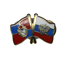 Значок флаг "ЦСКА+Россия"