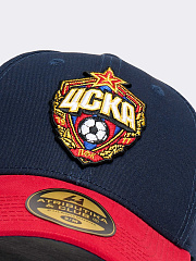Бейсболка ЦСКА подростковая сине-красная 21203
