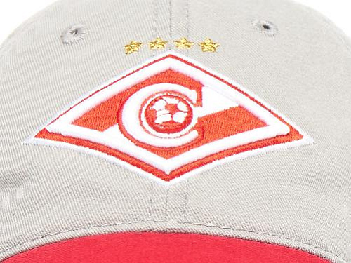 Бейсболка Спартак 120243 красно-серая