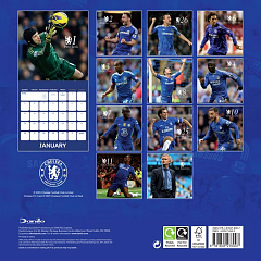 Календарь Челси настенный 30х30 Legends Square Calendar 2026