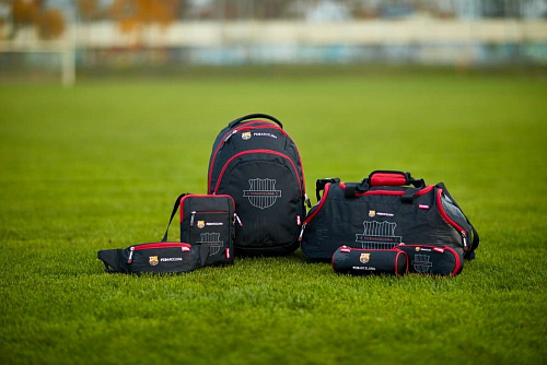 Сумка на пояс Барселона, черно-красная FC-242