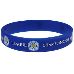 Силиконовый браслет Лестер Сити Silicone Wristband Champions