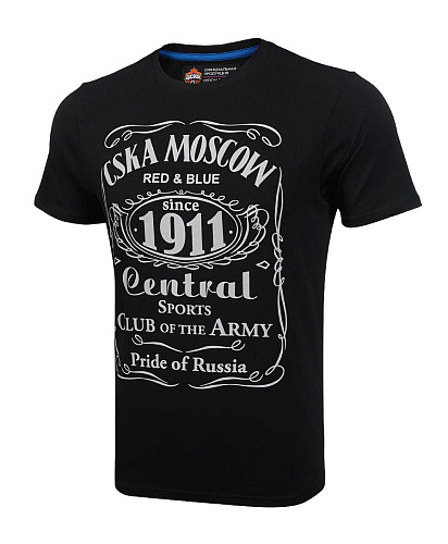 Футболка " CSKA MOSCOW 1911 "cover, цвет чёрный