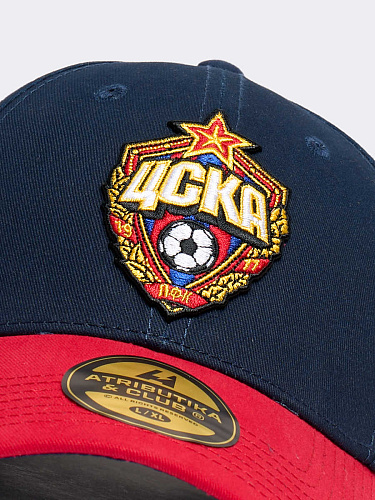 Бейсболка ЦСКА сине-красная 21193