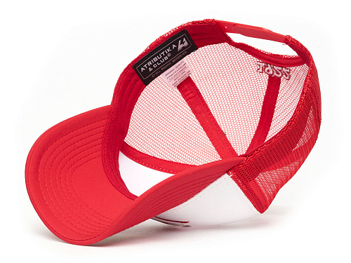 Бейсболка Спартак 120450 летняя красно-белая