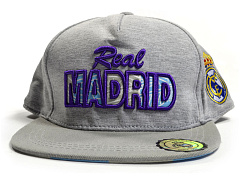 Бейсболка Реал Мадрид Cap GR с прямым козырьком