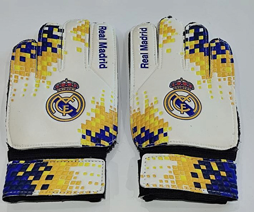 Вратарские перчатки Реал Мадрид подростковые, 140-152 см