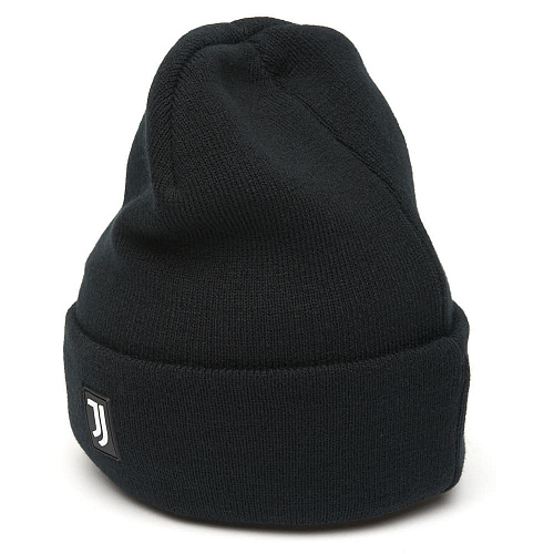 Шапка Ювентус 37301 черная с отворотом