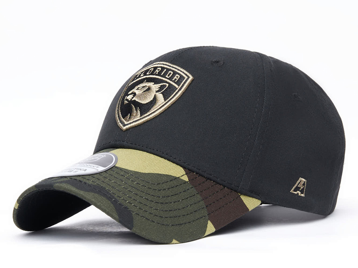 Бейсболка Florida Panthers черная-хаки 32265