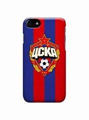 Клип-кейс ЦСКА для iPhone 7 красно-синий