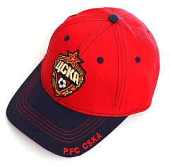 Бейсболка детская ПФК ЦСКА, цвет красно-синий