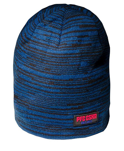 Шапка ЦСКА 11487, сине-черная