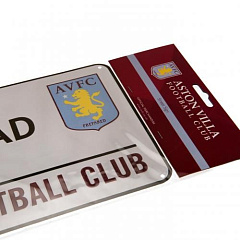 Табличка Астон Вилла Street Sign TR