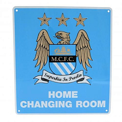 Табличка Манчестер Сити Home Changing Room Sign