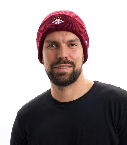 Шапка Спартак 00206 бордо