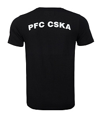 Футболка "Эмблема ПФК ЦСКА", цвет чёрный