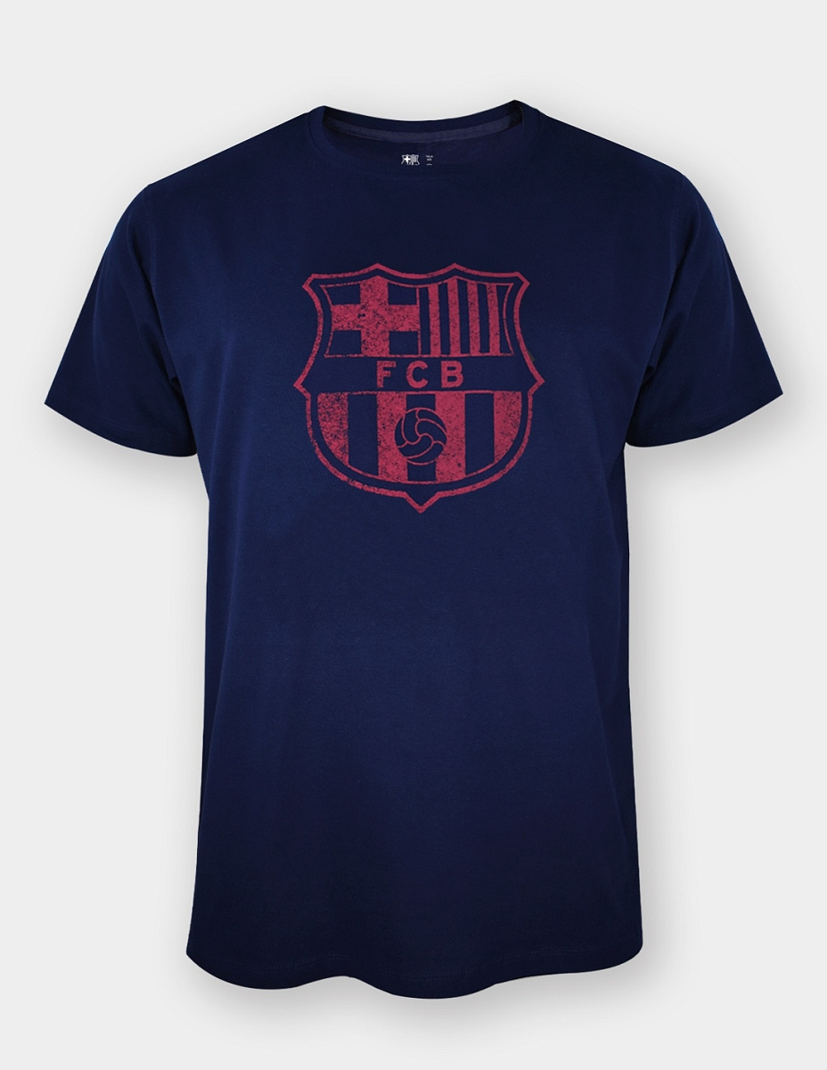 Футболка Барселона Escudo темно-синяя
