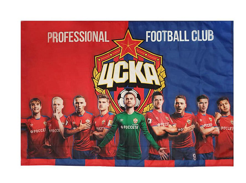 Флаг ЦСКА "Команда" 90х135
