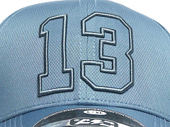 Бейсболка с номером 13, голубая,  20978