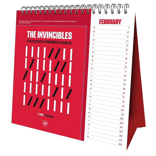 Календарь Арсенал настольный Desktop Calendar 2026