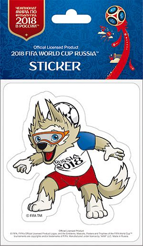 Наклейка бумажная фигурная 90 мм "Z10.Забивака"