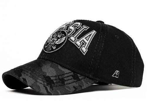 Бейсболка Россия черная 101542