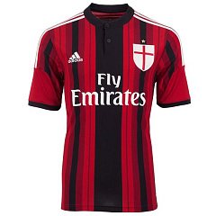 Футболка игровая Милан 2014/2015 домашняя
