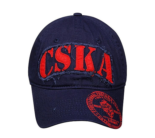 Бейсболка ПФК ЦСКА, цвет синий