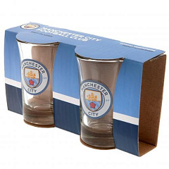 Набор из 2 рюмок Манчестер Сити Shot Glass Set