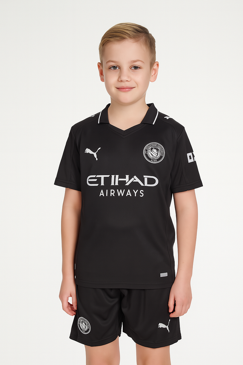 Детская форма Манчестер Сити 2025/2026 гостевая