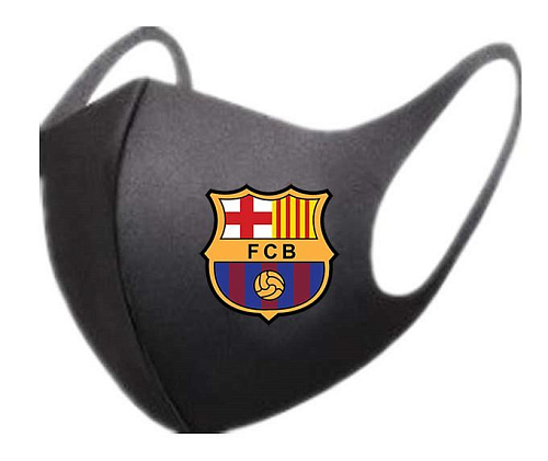 Маска для лица многоразовая Барселона черная