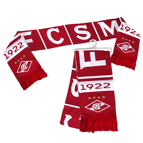 Шарф Спартак 02536 красный