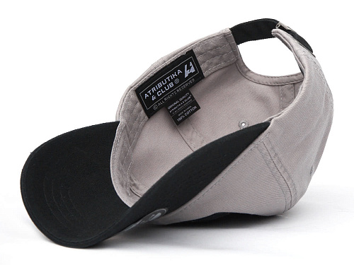 Бейсболка Спартак 120455 серо-черная