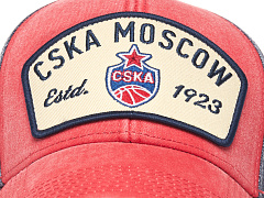 Бейсболка ПБК ЦСКА красно-синяя винтажная 40006